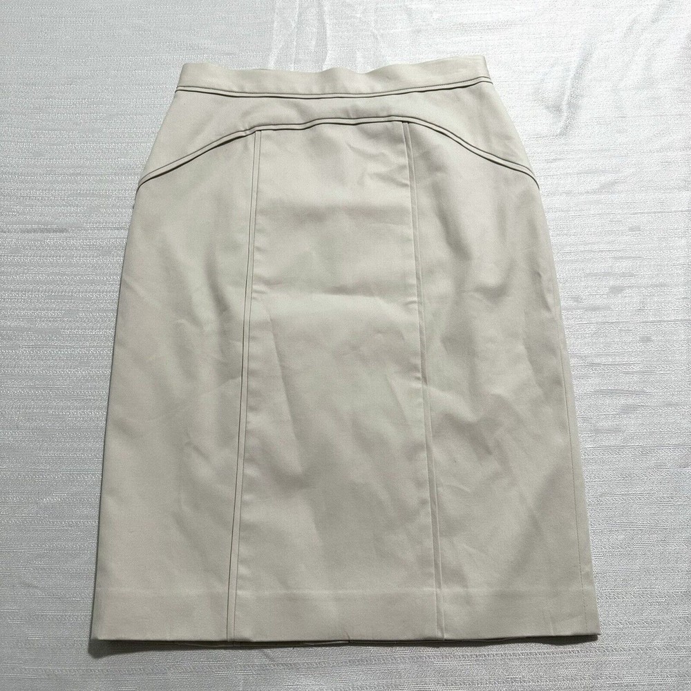 Worth Women’s Skirt Size 2 Cream Pencil Skirt NWT - Picture 1 of 7